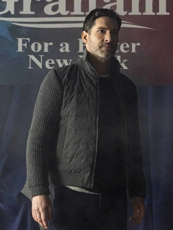 CIA New  2026 Tom Ellis Grey Wool Jacket
