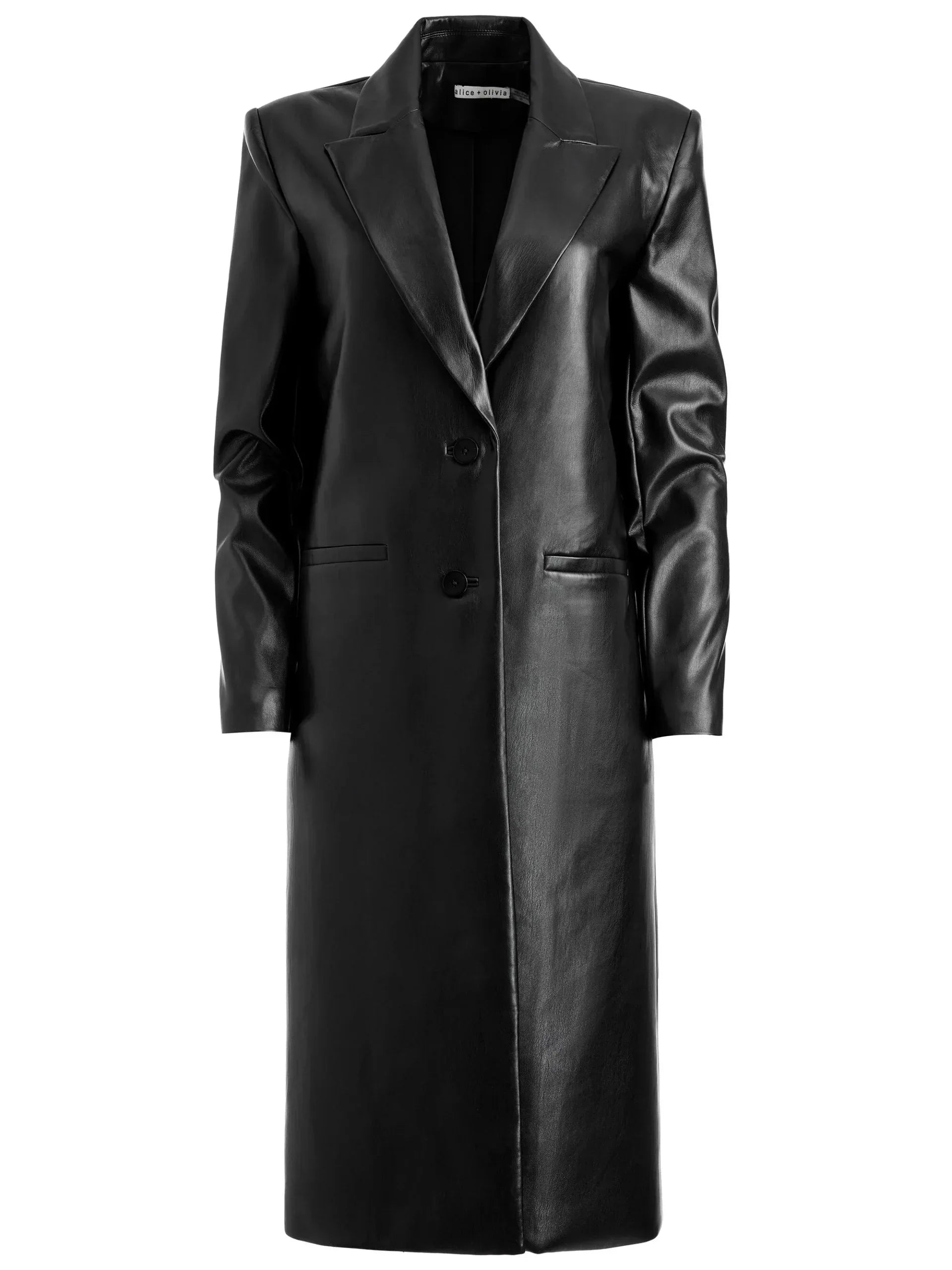 Alice-And-Olivia-Leather-Coat-For-Women