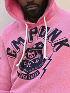 CM-Punk-Black-Sheep-Pink-Pullover-Hoodie