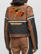 Cactus Air Jordan Leather Jacket For Sale