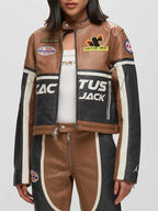 Cactus Air Jordan Leather Jacket