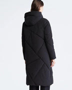 Meghan Markle Calvin Klein Quilted Maxi Puffer Jacket