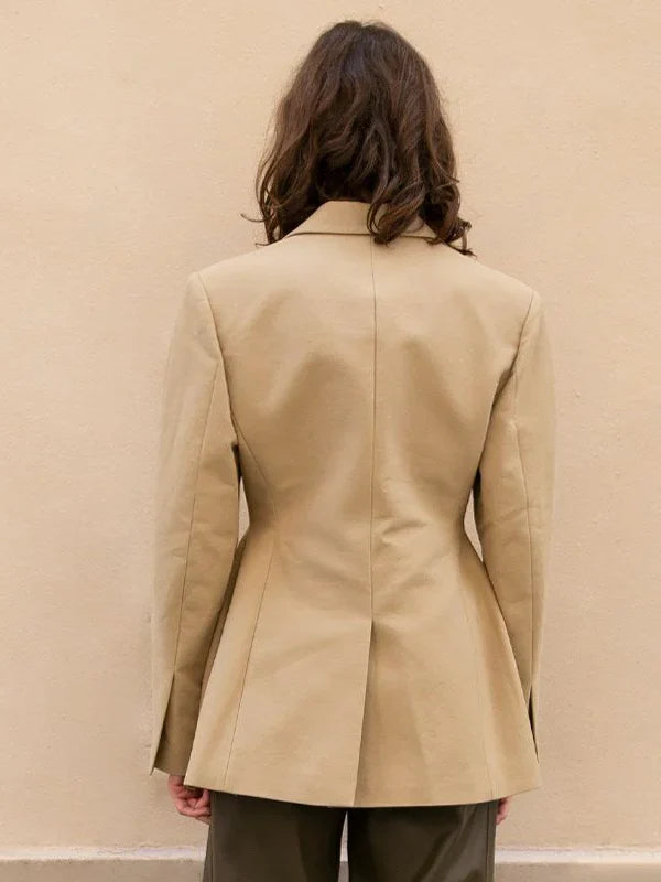 Camel-Frankie-Shop-Colette-Hourglass-Blazer-Back