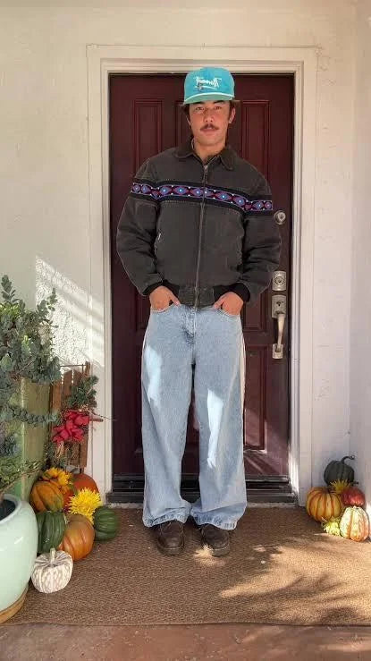 Carhartt Aztec Jacket - Vintage Southwestern Canvas Jacket
