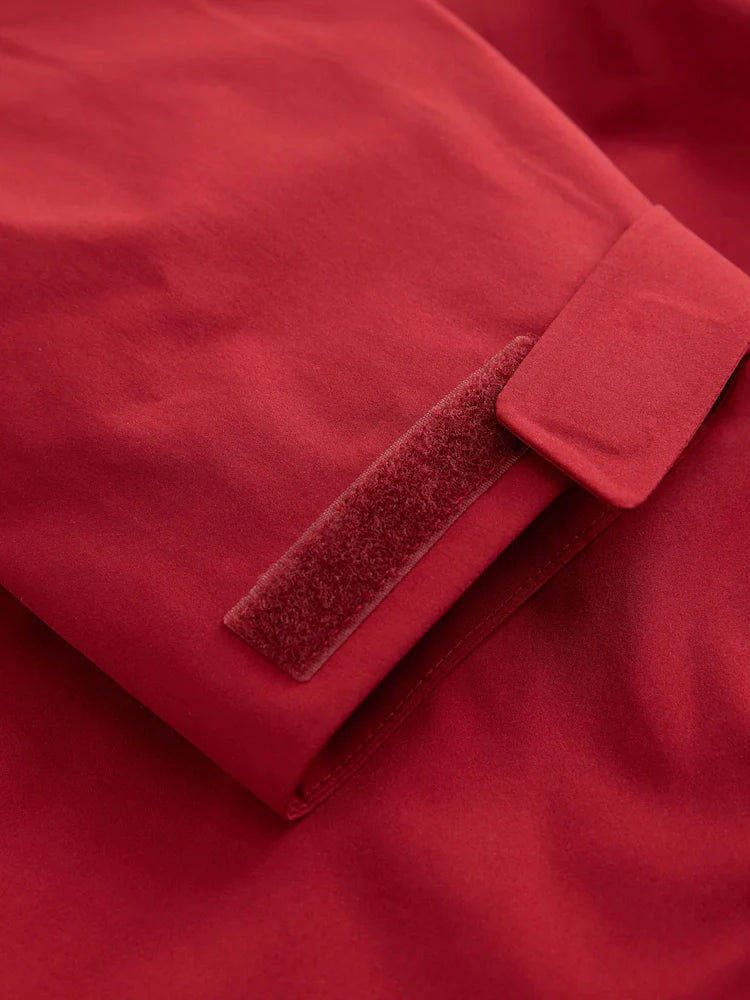 Casual anorak jacket with zipper
