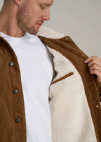 Casual sherpa corduroy jacket