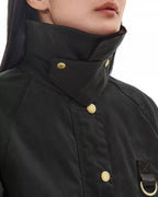 Casual women's waxed jacket