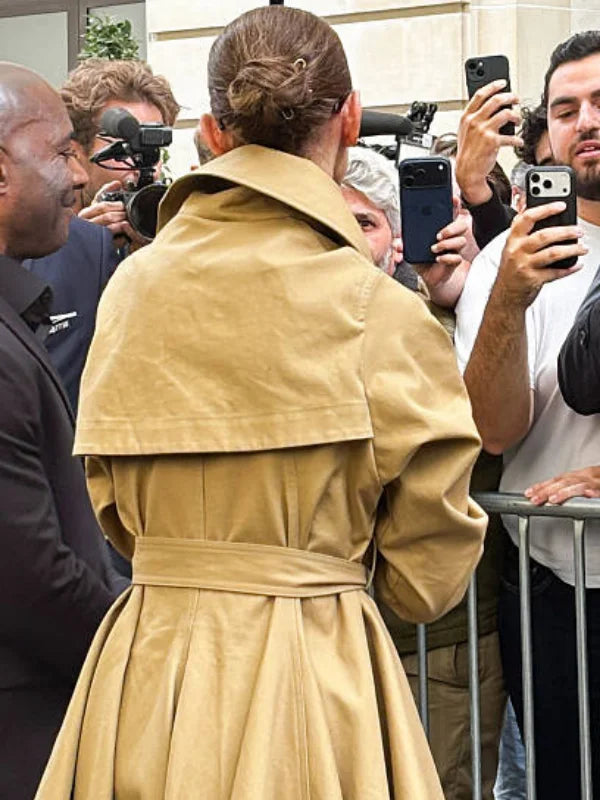 Paris Celine Dion Beige Coat