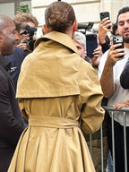 Paris Celine Dion Beige Coat