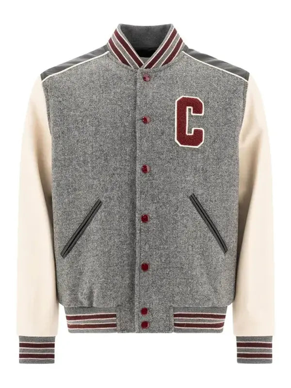 Celine Loose Celine Teddy Jacket In Charcoal Wash Denim