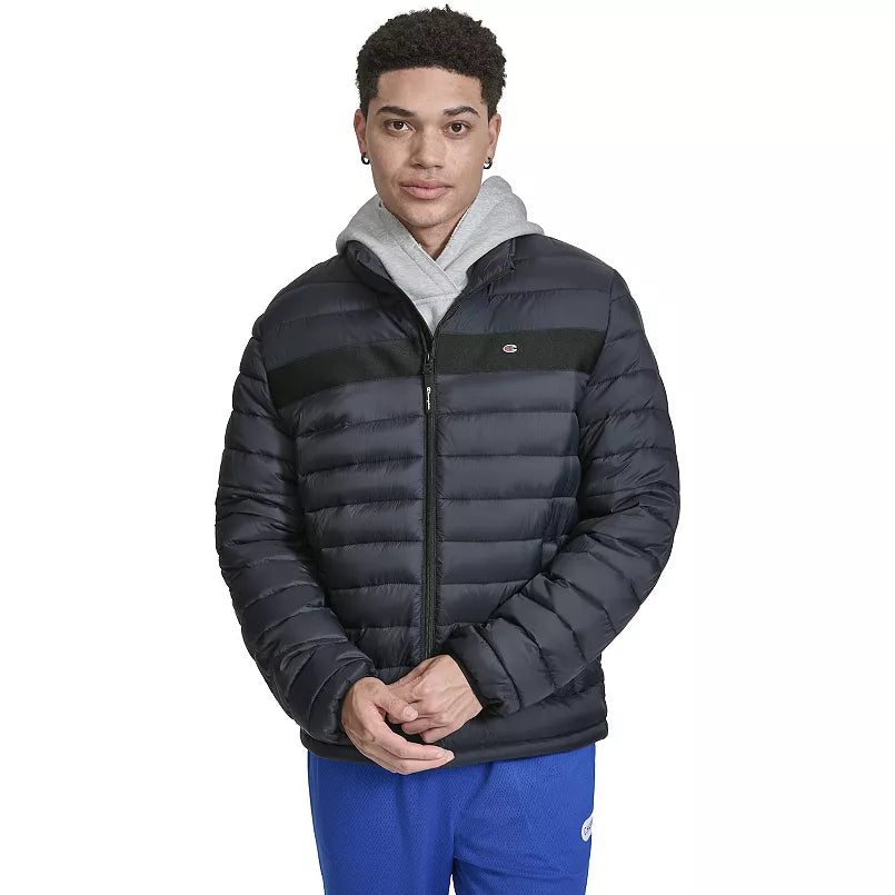 Champion Men's Lightweight Packable Puffer Jacket