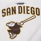 Cheap San Diego Padres Logo Game Day Eggshell Jacket