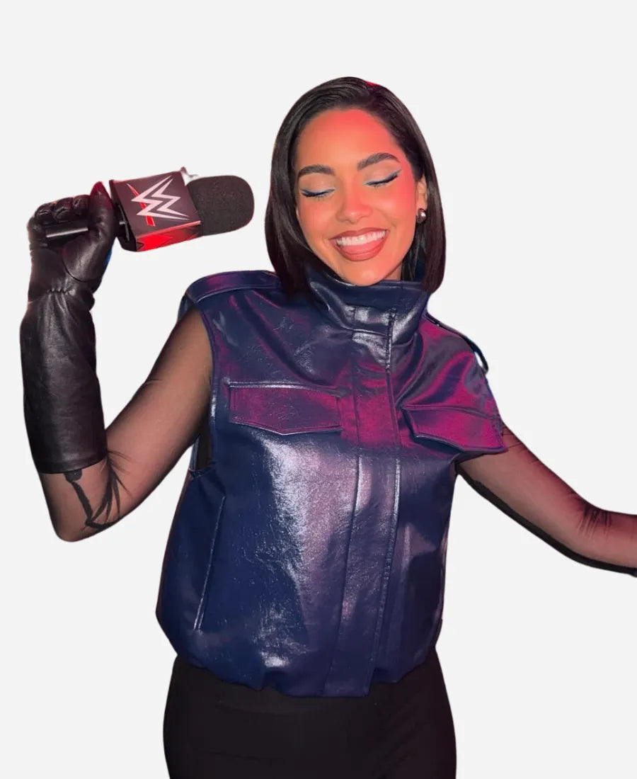 WWE Elimination Chamber Andrea Bazarte Vest