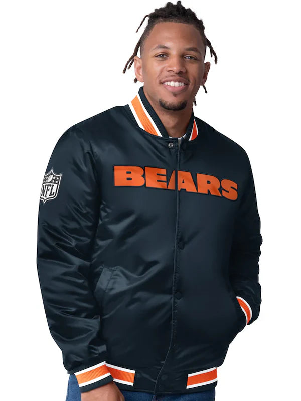 Chicago Bears Satin Jacket
