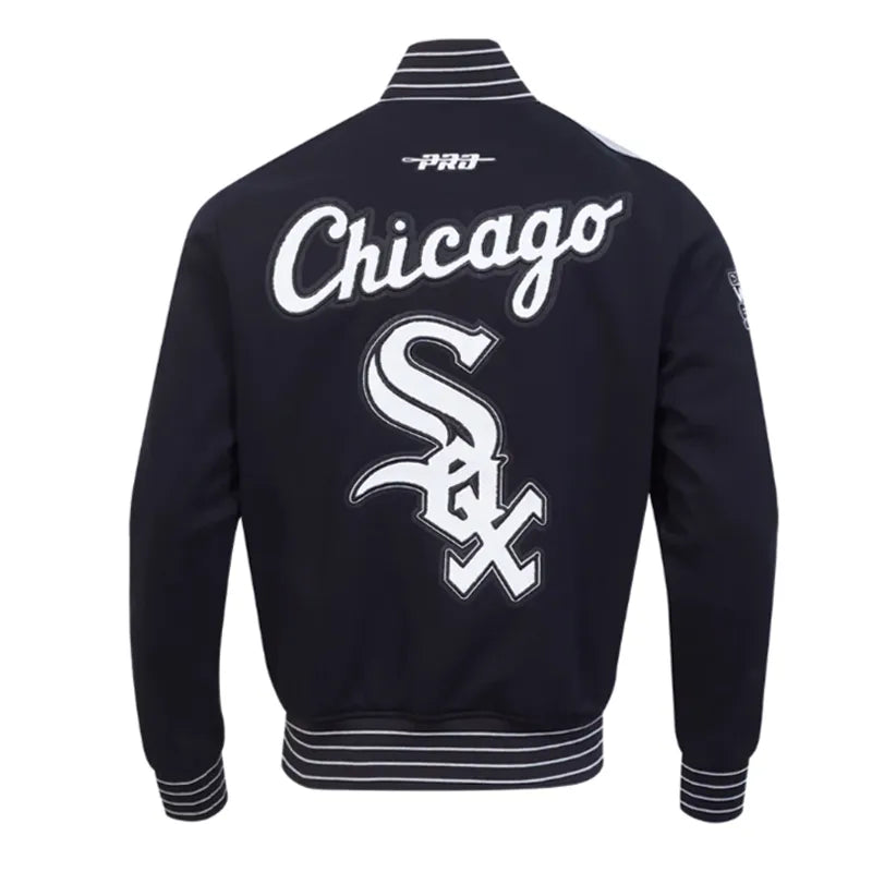 Chicago White Sox Current Logo Game Day Green Black Jacket For Men