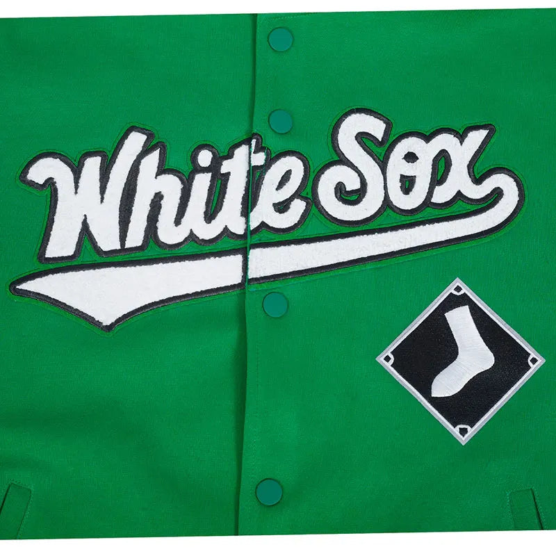 Chicago White Sox Current Logo Game Day Green Black Jacket In UK