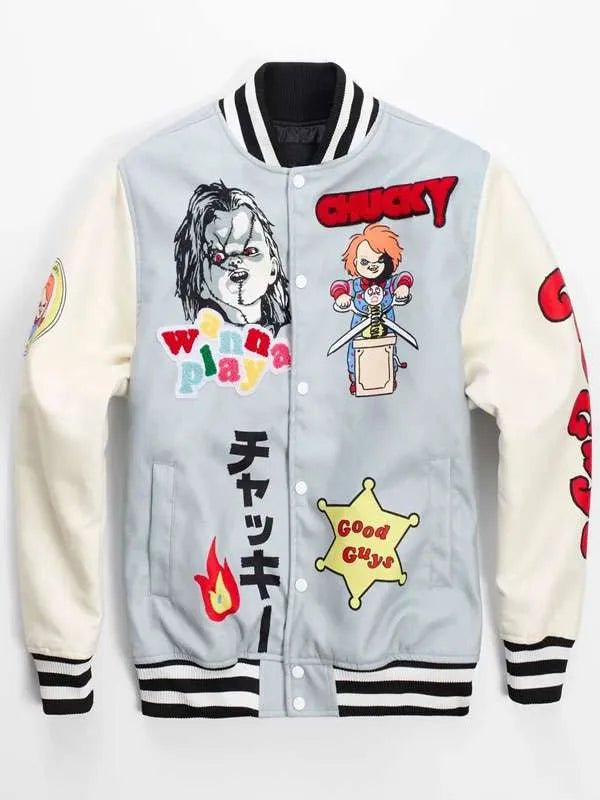 Chucky Wanna Play Varsity Jacket