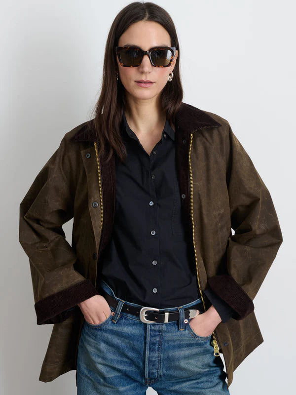 Chiltern Street Jacket In Waxed Cotton