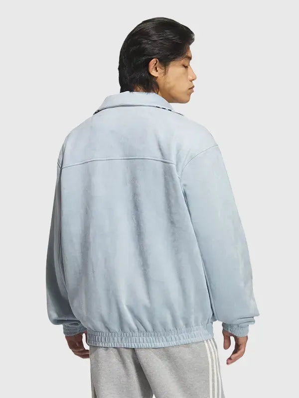 Chinese-New-Year-Ba-Sing-Se-Adidas-light-blue-Suede-Leather-Jacket