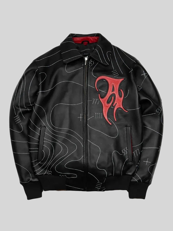 Chris Brown Auracles x Pelle Pelle Topography Jacket