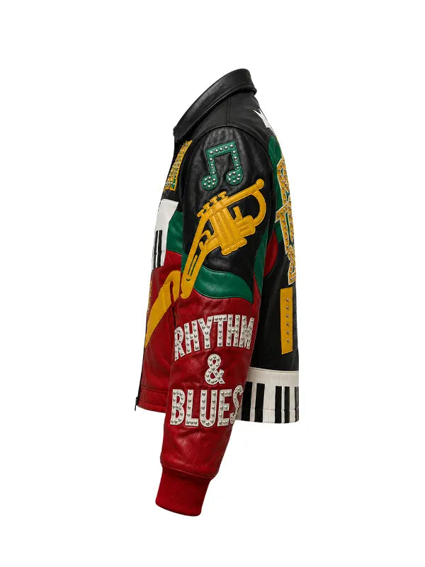 Chris Brown R&B Tour 2026 Leather Bomber Jacket
