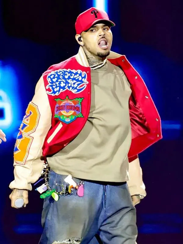 Chris Brown Breezy Bowl XX Varsity Jacket