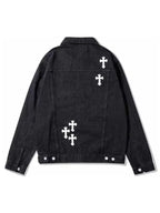 Chrome-Hearts-Black-Denim-Jacket