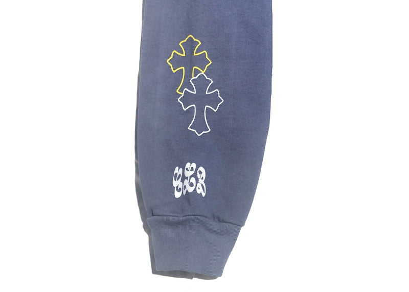 Chrome Hearts pullover hoodie in blue