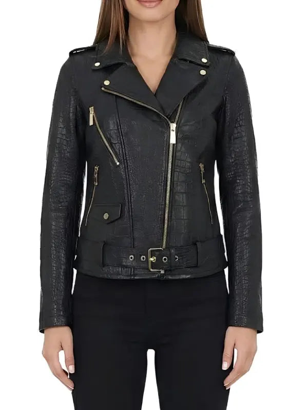 Chrystale Wilson All The Queens Men S05 Black Leather Jacket