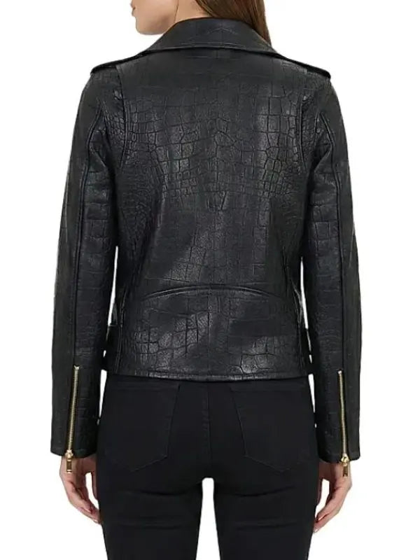 Chrystale Wilson All The Queens Men S05 Black Leather Jacket