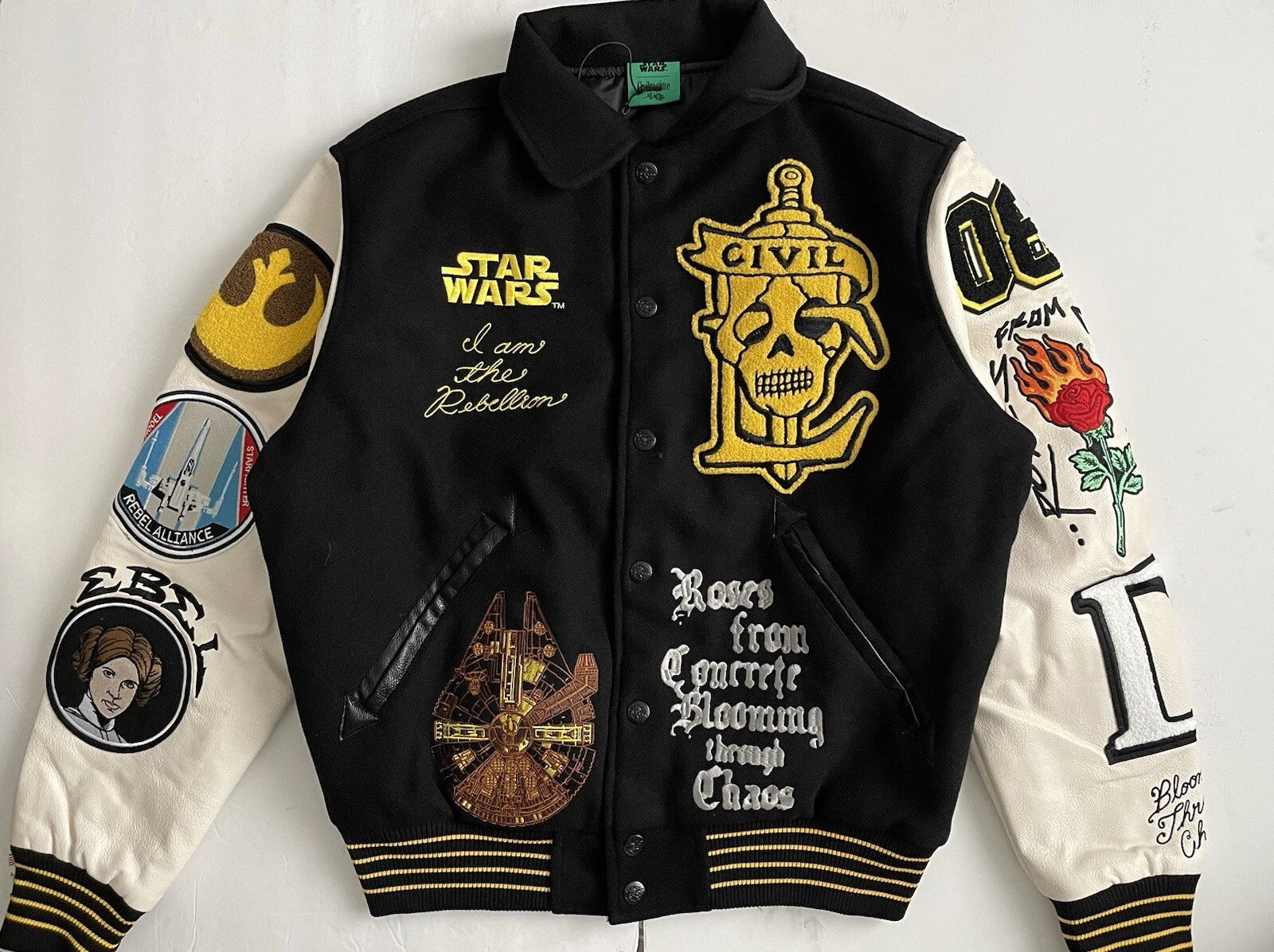 Civil-Regime-Star-Wars-Varsity-Black-Jacket
