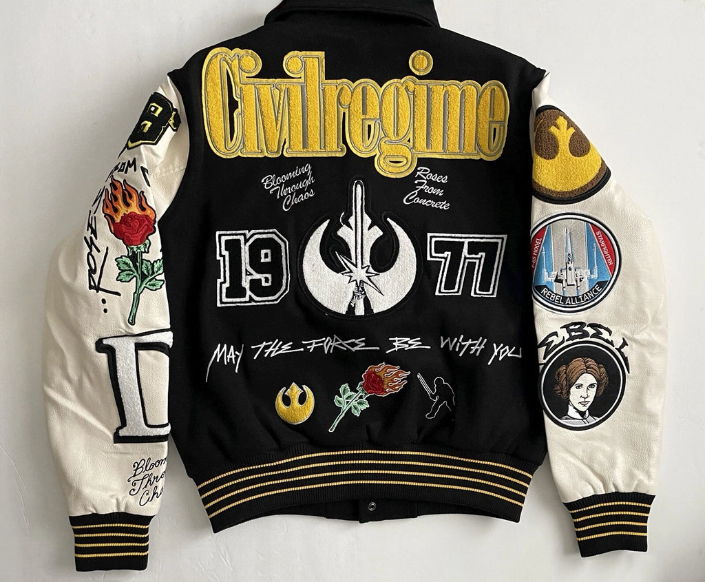 Civil-Regime-Star-Wars-Varsity-Jacket-Black