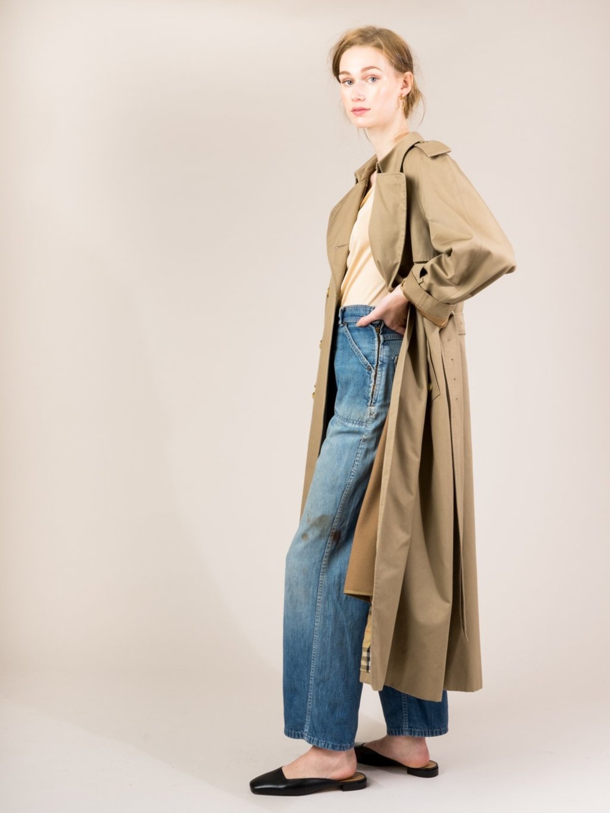 Classic Burberry trench coat