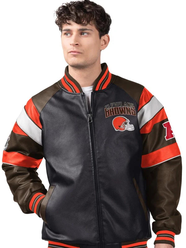 Cleveland Browns Leather Jacket