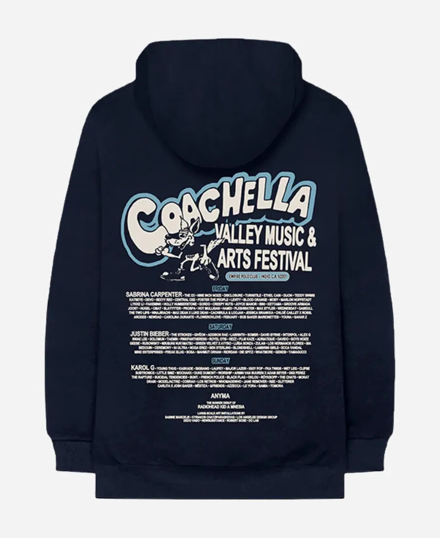 Coachella Desert Dog 2026 Lineup Hoodie