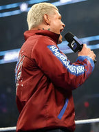 Smack Down 2026 Rwb Wind Breaker Cody Rhodes Jacket