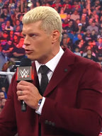 Cody Rhodes American Nightmare Red Trench Coat
