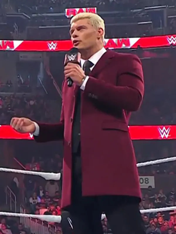 Cody Rhodes American Nightmare Red Trench Coat