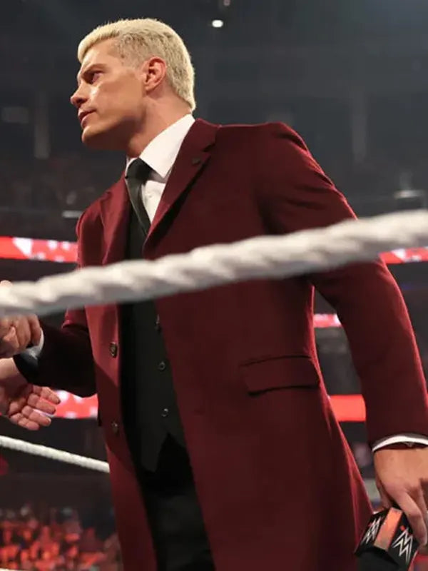 Cody Rhodes American Nightmare Red Trench Coat