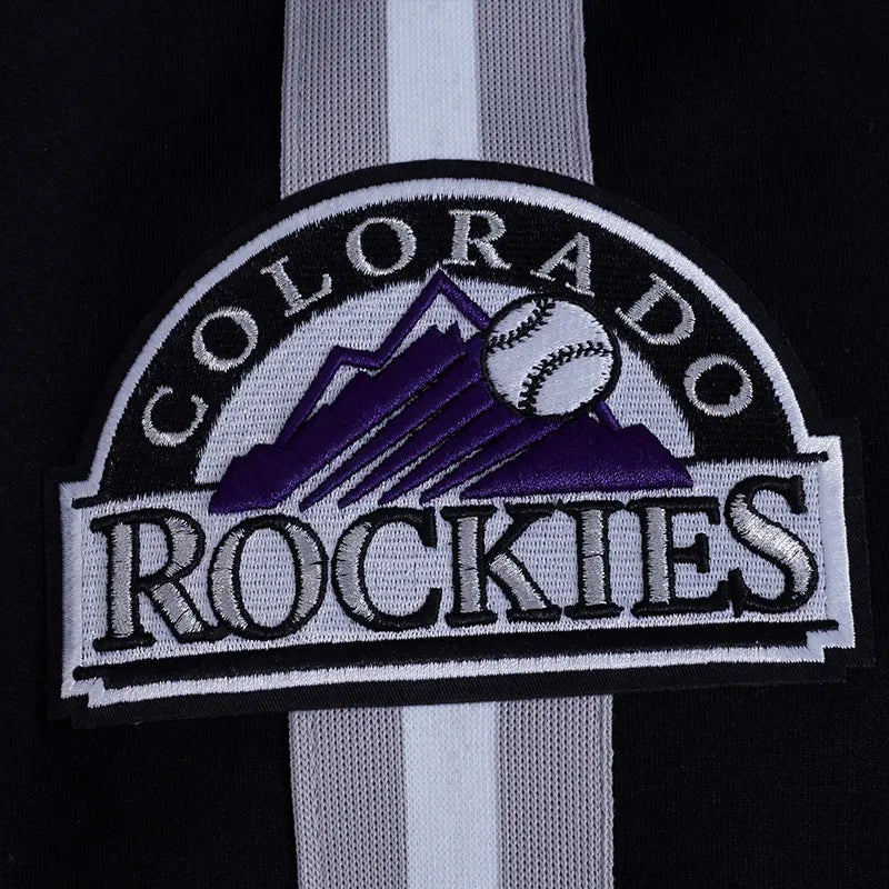 Colorado Rockies Current Logo Game Day Eggshell Black Jacket For Women
