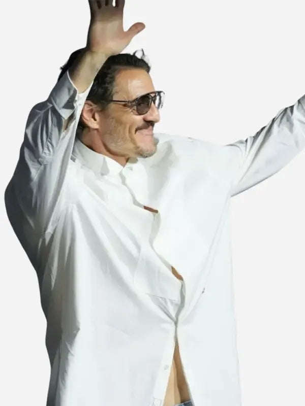 Comic Con 2026 Pedro Pascal White Shirt