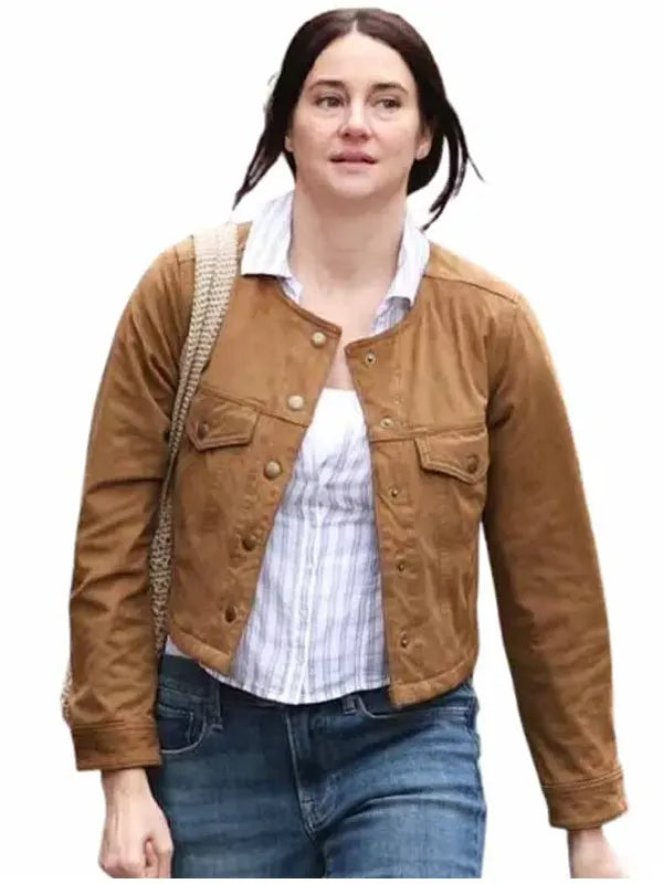 Count My Lies 2026 Shailene Woodley Brown Jacket