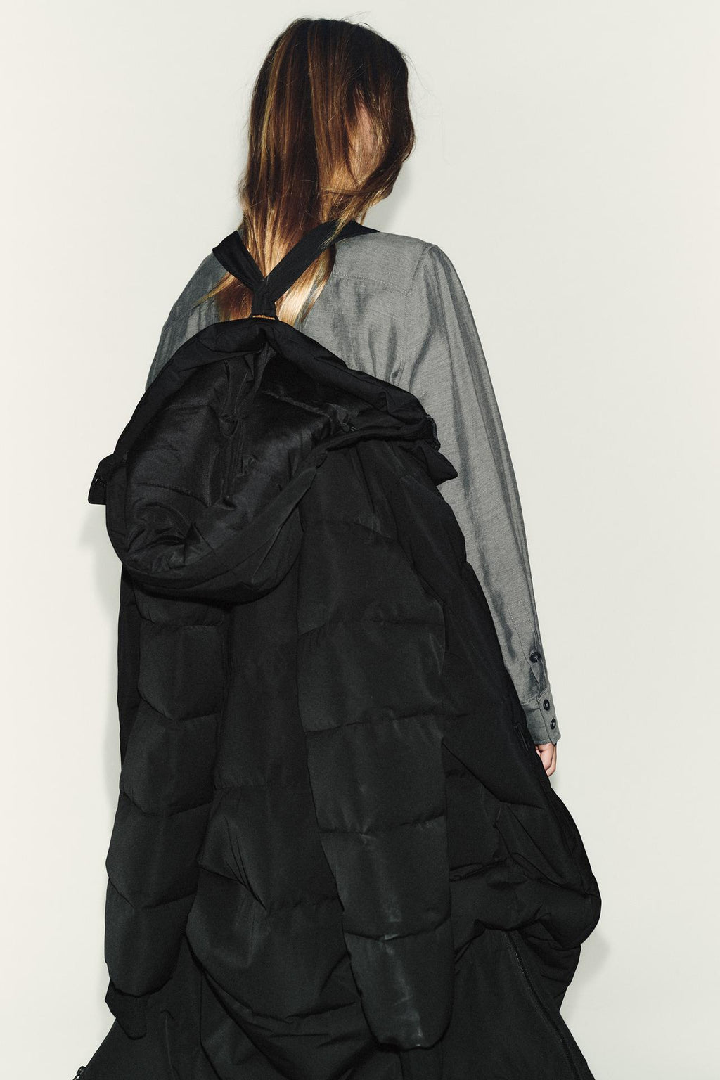 Cozy extra long Zara puffer