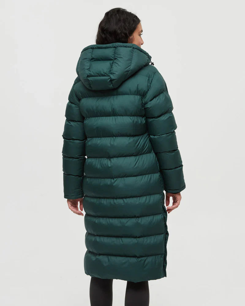 Cozy green women's coat
