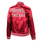 Crawford San Francisco 49ers Satin Varsity Jacket For Men