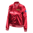 Crawford San Francisco 49ers Satin Varsity Jacket For Sale
