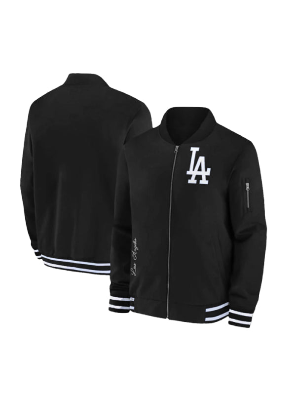 Dave Roberts LA Dodgers Blue Bomber Jacket