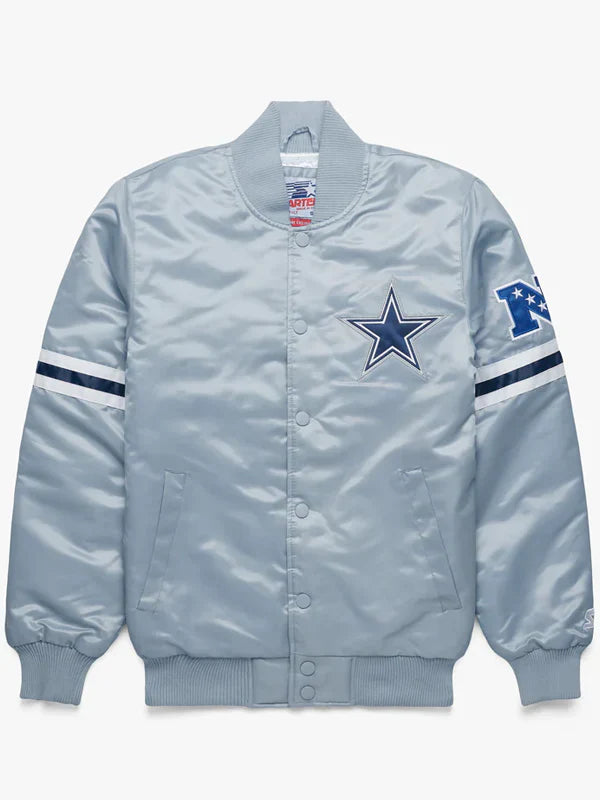 Dallas Cowboys Satin Jacket For Sale