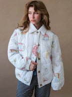 Damson Madder Claudia Bomber Jacket For Sale