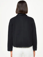 Tracy Zemlak Black Casual Cotton Jacket